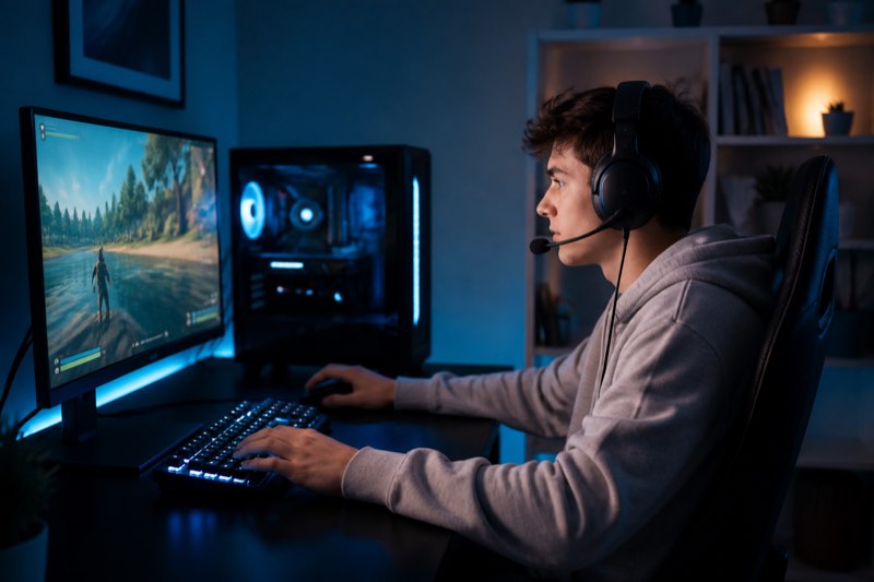 Pengguna streaming dan gaming